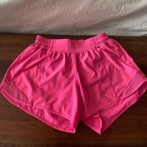 Hotty Hot Low-Rise Lined Short 4" - hot pink